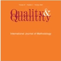 okładka Quality & Quantity International Journal of Methodology